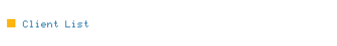 Client List