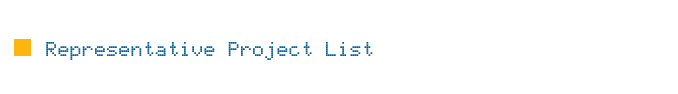 Representative Project List